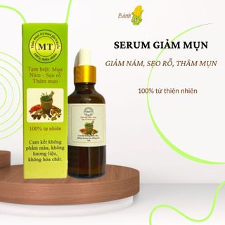 Serum giảm mụn, thâm rỗ mt 50ml - thảo dược sạch mụn, thâm rỗ , giảm nám gia truyền