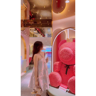 ĐẦM GẤM CỔ YẾM PHỐI NƠ
