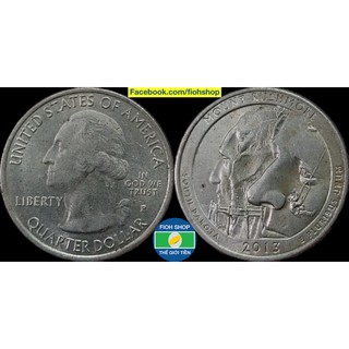 Đồng xu Quarter Dollar Mỹ 2013, Mount Rushmore