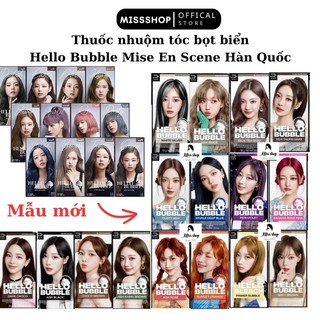 Thuốc nhuộm tóc bọt biển Hello Bubble Mise en scene Hàn Quốc mẫu mới
