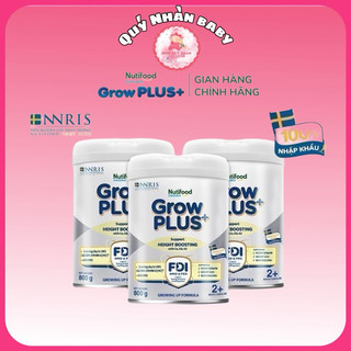 Sữa bột nutifood sweden growplus+ cao lớn vượt trội 1+ và 2+ 800g