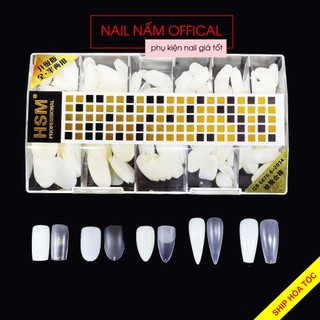 Móng úp nhám HSM chính hãng nhà máy, đủ các hình dáng, size từ 0-9