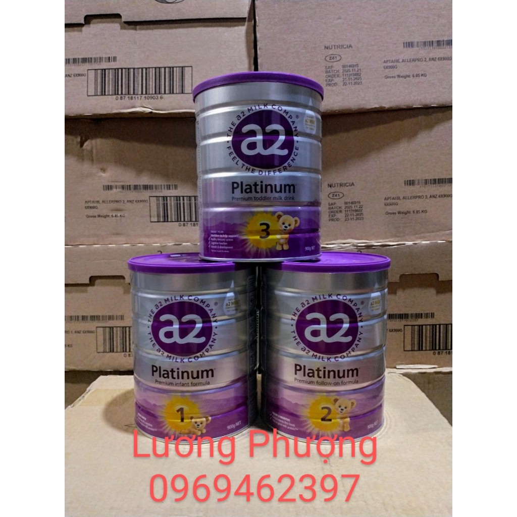 (Hàng air, đủ bill) SỮA A2 PLATINUM 900G ÚC date 2026