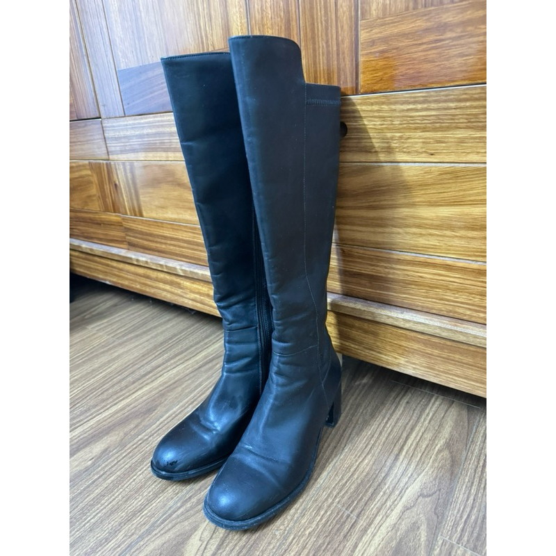 [PASS] Bốt boots da ENSO đầu gối, ủng da size 37