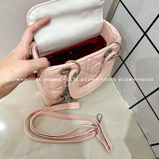 Túi hồng đứng form (Ảnh thật shop tự chụp)