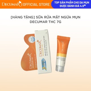 Sữa rửa mặt ngừa mụn sáng da decumar thc 7g - hn0673