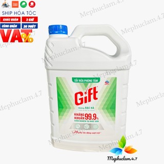 Nước TẨY RỬA phòng tắm Gift Bạc Hà can 3,8kg