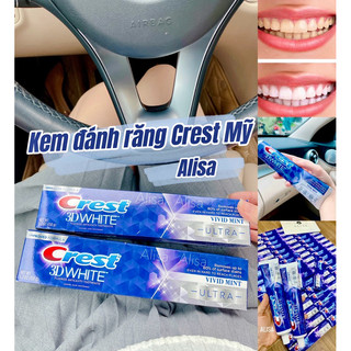 Bộ sản phẩm trắng răng Crest 3D white - ALISA