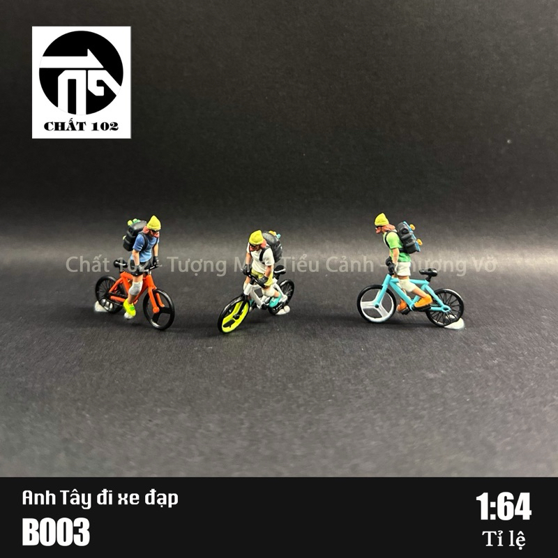 Mô hình 1/64 - Figure 1:64 - Anh Tây đi xe đạp B003