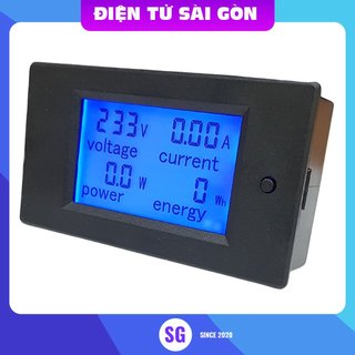 Đồng Hồ Đo Dòng Áp Công Suất Mức Năng Lượng AC 20A, 100A (Tùy chọn )