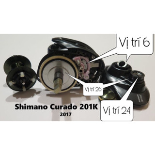 Bạc đạn máy câu Shimano Curado. Vòng bi máy câu Curado
