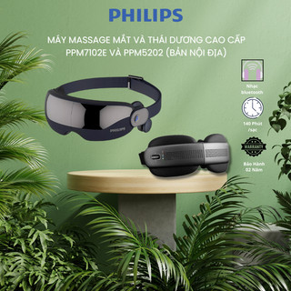 Máy massage mắt và thái dương philips ppm7102e và ppm5202e - hàng chính hãng / bảo hành 01 năm
