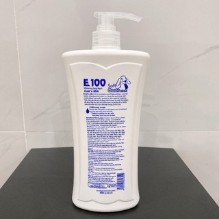 Sữa Tắm E100 Tinh Chất Sữa Dê chai 800G ( Mầu Trắng )