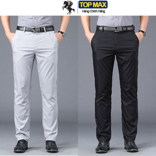 Combo 2 Quần Kaki Nam TOPMAX Ống Suông mềm mịn co giãn,sử dụng công nghệ chống nhăn 2 lớp.