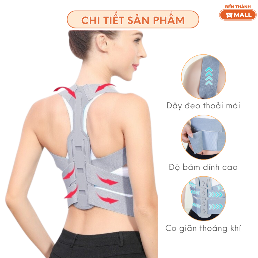 Đai chống Gù lưng SP30 [ Yesme ] phiên bản cao cấp [Có thanh trợ lưng]