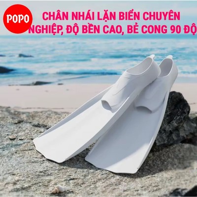 Chân vịt chân nhái lặn biển chuyên nghiệp DF02 POPO bẻ cong được 90 độ sử dụng cho lặn ngắm san hô