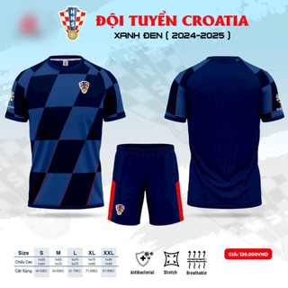 Bộ Quần Áo Đội Tuyển Croatia xanh đen