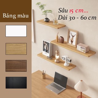 Kệ gỗ gắn tường tặng kèm vít âm tường thanh gỗ gắn tường hàng loại 1