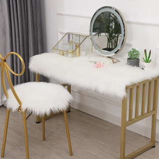 Thảm Lông Trải Bàn Trang Điểm Xinh Lung Linh - Thảm Lông Chụp Ảnh Sản Phẩm Sang Chảnh