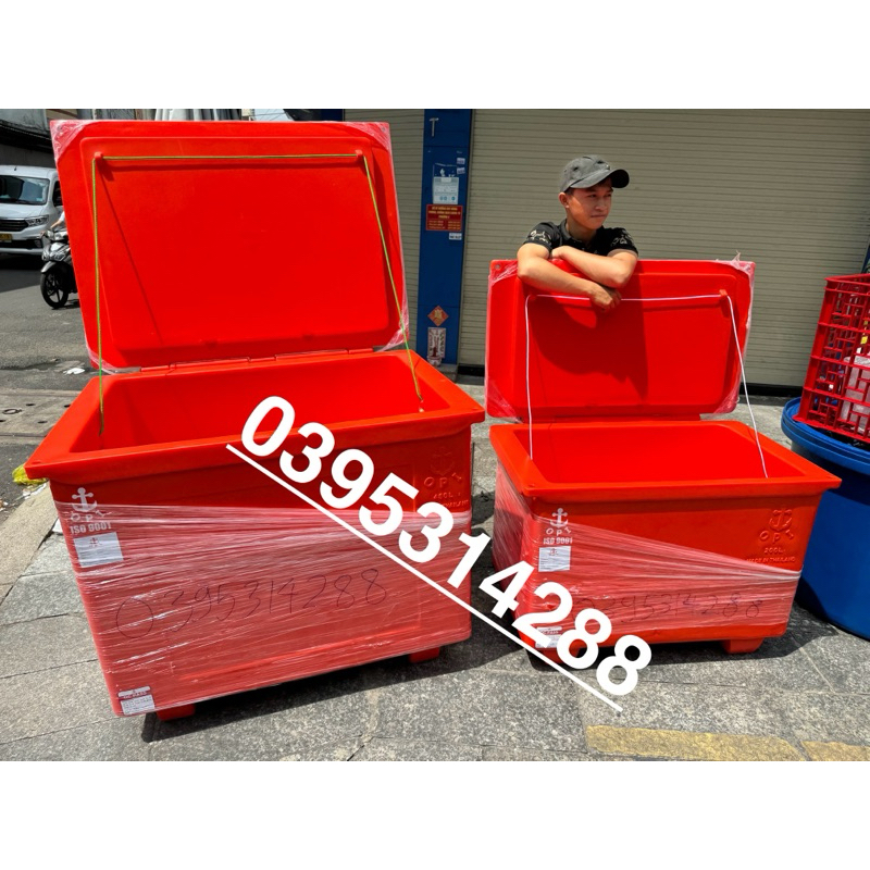 Thùng đá Thái Lan 200 lít nhập khẩu mỏ neo