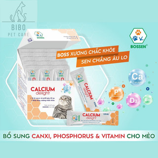 Calcium Delight for cat bổ sung canxi và khoáng cho mèo, 1 hộp nguyên 20 gói/ set 10 gói lẻ