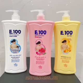 Sữa Tắm E100 Hương Hoa Đủ Loại Chai 800G và 1,2KG