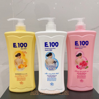 SỮA TẮM E100 SILKY Có Đủ 3 Màu Chai 800G