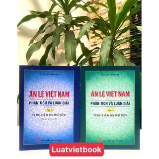 Combo bộ 2 quyển án lệ việt nam - phân tích và luận giải &