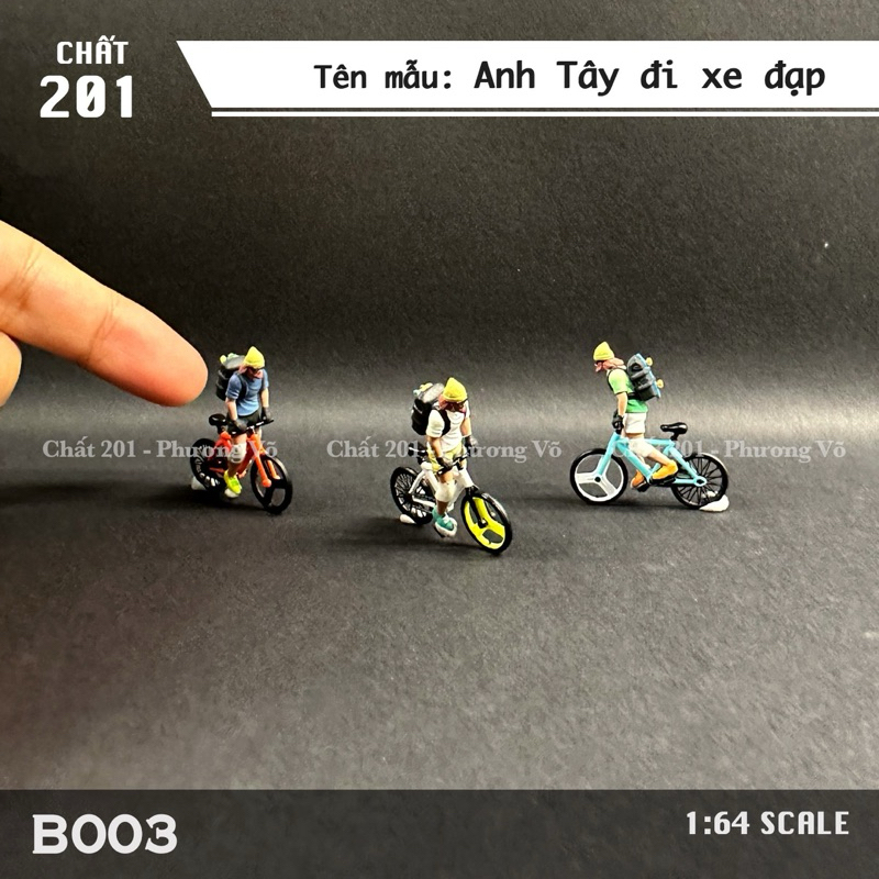 Figure 1/64 - Mô hình 1:64 - ANH TÂY ĐI XE ĐẠP
