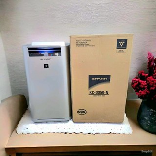 Máy Lọc Không Khí Tạo Ẩm Sharp KC-GG50 Màu Vàng Gold New FullBox - Hàng Nhật