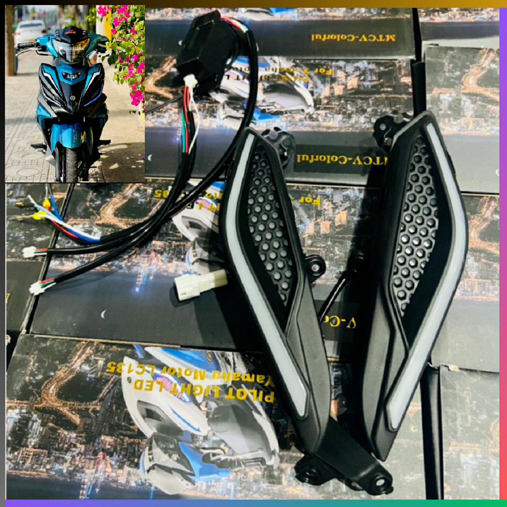 Đèn Demi Led Cho Ex135 (2011-2014) Mẫu V2 - Màu Xanh Dương, Đỏ, Trắng, Xanh Lá