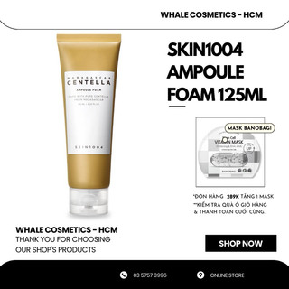 Sữa Rửa Mặt Chiết Xuất Rau Má Dịu Nhẹ Làm Sạch Sâu Da Skin1004 Madagascar Centella Ampoule Foam 125ml