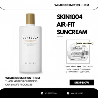 (Air-Fit Suncream) Kem Chống Nắng Skin1004 Madagascar Centella Air-Fit Suncream Plus SPF50+ PA++++ 50ml