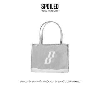  Túi đeo chéo Mini Spoiled quai cầm Da cao cấp chính hãng full box - Bạc ánh kim 