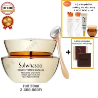Kem mắt nhân sâm sulwhasoo chống lão hóa,chống nhăn làm sáng da vùng mắt sulwhasoo ginseng eye cream
