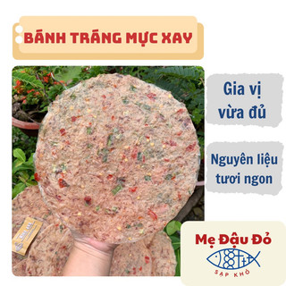 Khô bánh tráng mực , vị cay nhẹ - đặc sản sông đốc cà mau - sạp khô mẹ đậu đỏ - sạp khô minh anh