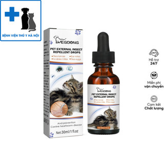 Nhỏ gáy trị ve rận cho chó mèo WEGBONG Anh Quốc - Lọ chiết 5ml