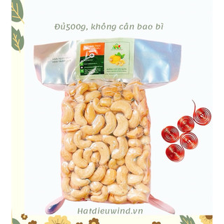  Hạt điều rang muối size to 500g không chất bảo quản-hàng công ty  Salted roasted cashew nuts  