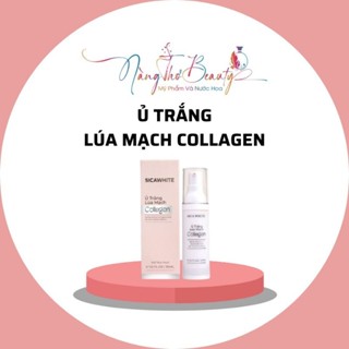 Ủ Trắng Lúa Mạch Mặt Nạ Dưỡng Trắng Da Collagen Chai 30ml Sica White