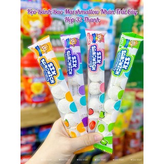 Lẻ 1 thanh 🍇 kẹo bánh bao marshmallow nhân trái cây 🍓