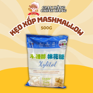 Kẹo xốp mashmallow xylitol ăn kiêng ít ngọt 500g bếp lisa