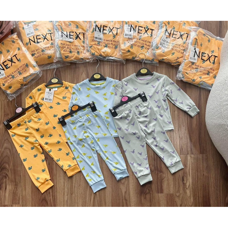 SET 3 BỘ TĂM KHỦNG LONG BÉ TRAI