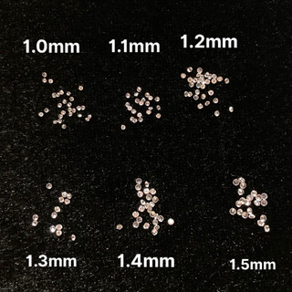 Đá cubic zirconia Star Cut cao cấp ,đá trang sức,nail đá nhân tạo loại 1.0 mm -> 1.5 mm