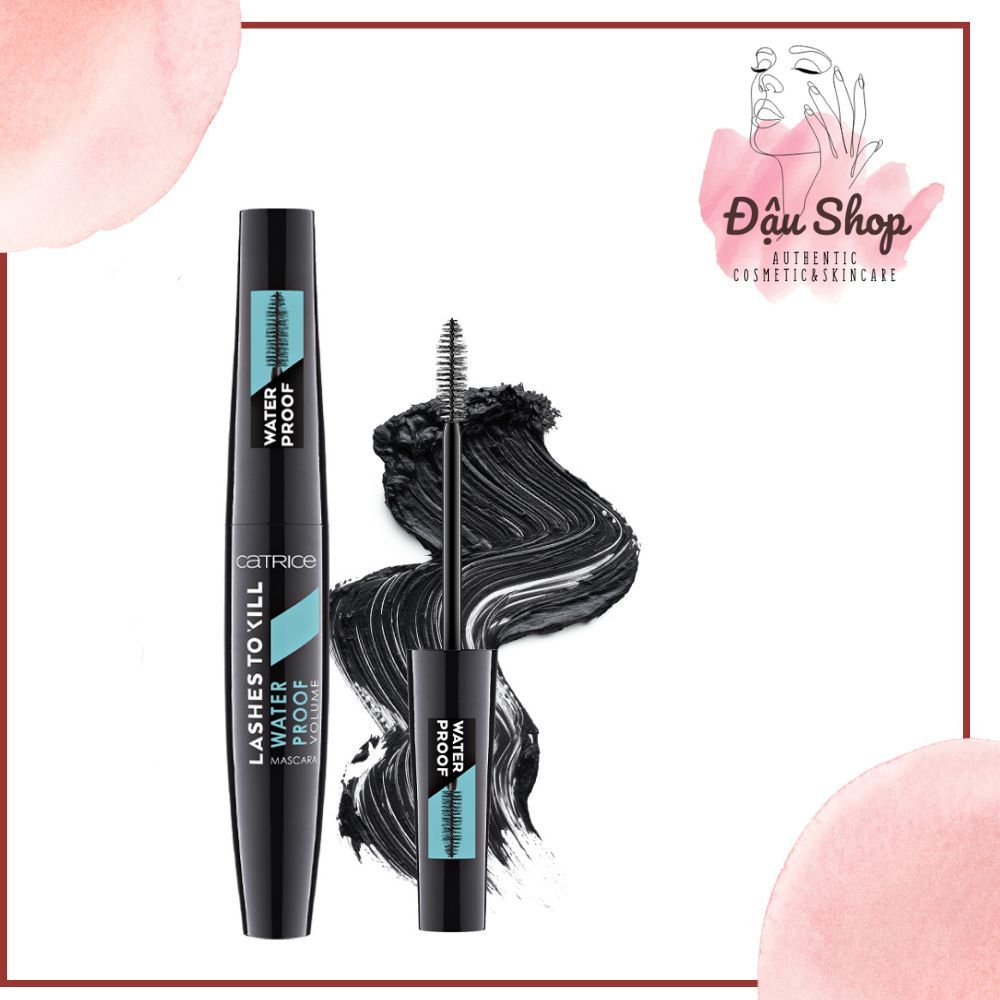 Mascara Catrice Lashes To Kill Waterproof Volume (Đen xanh)