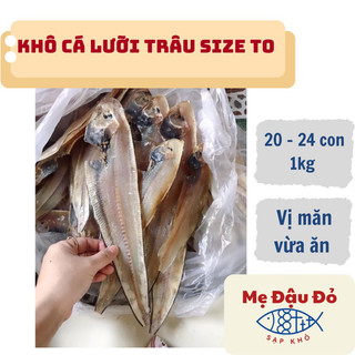 Khô cá lưỡi trâu size lớn (20 - 24 con) Đặc sản Cà Mau, Sạp khô Mẹ Đậu Đỏ, Sạp khô Minh Anh Cà Mau