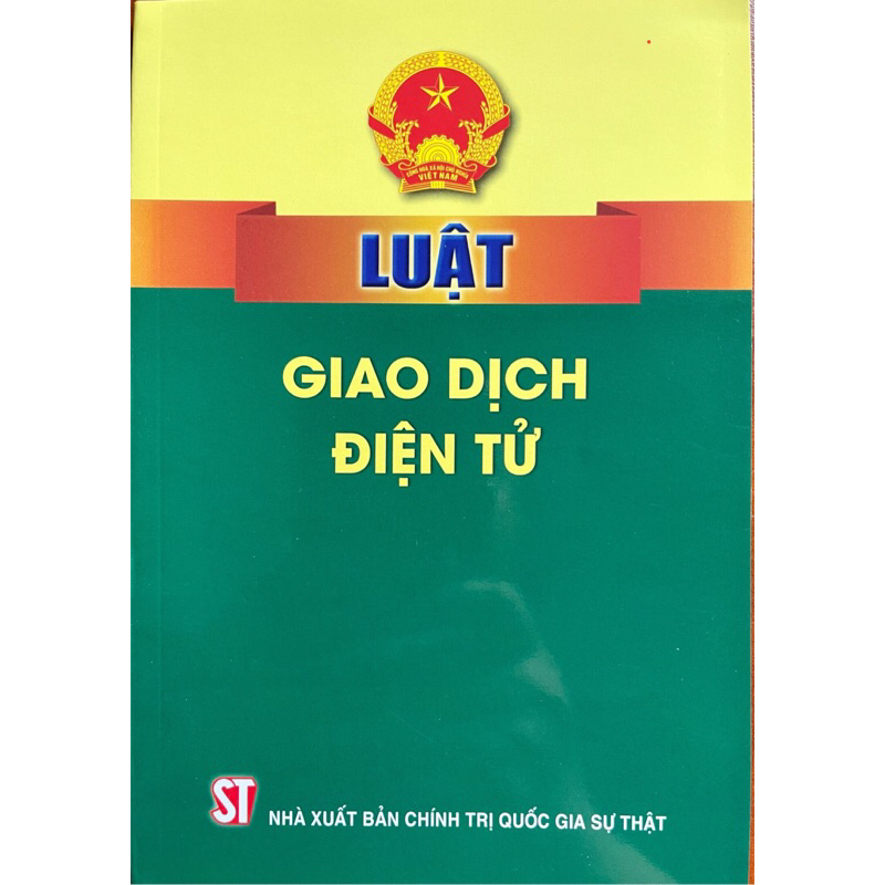Sách Luật Giao Dịch Điện Tử