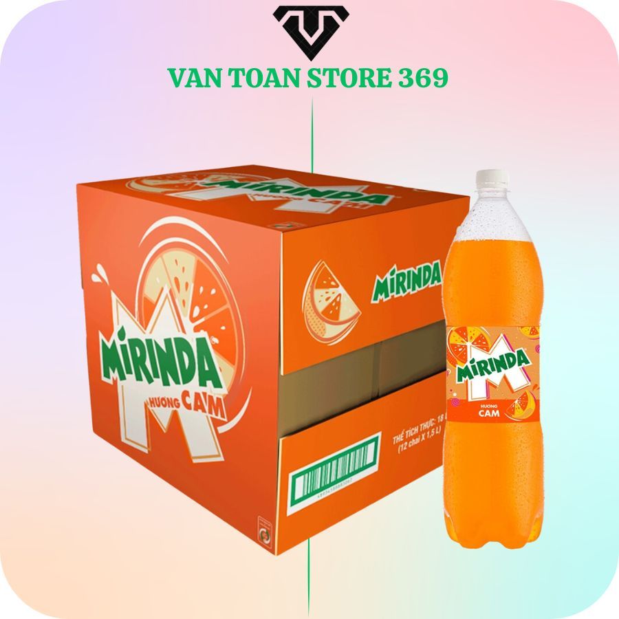 Nước ngọt có ga MIRINDA cam chai 1.5L
