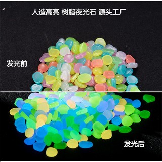 Sỏi dạ quang - Đá dạ quang phát sáng trang trí bể cá