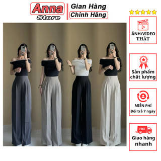 QUẦN  ỐNG SUÔNG CẠP LIỀN ( KHOÁ SƯỜN) CHẤT GOLD MỸ MỀM RŨ DÀI  M22