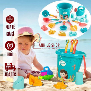Bộ đồ chơi xúc cát 18 món cho bé